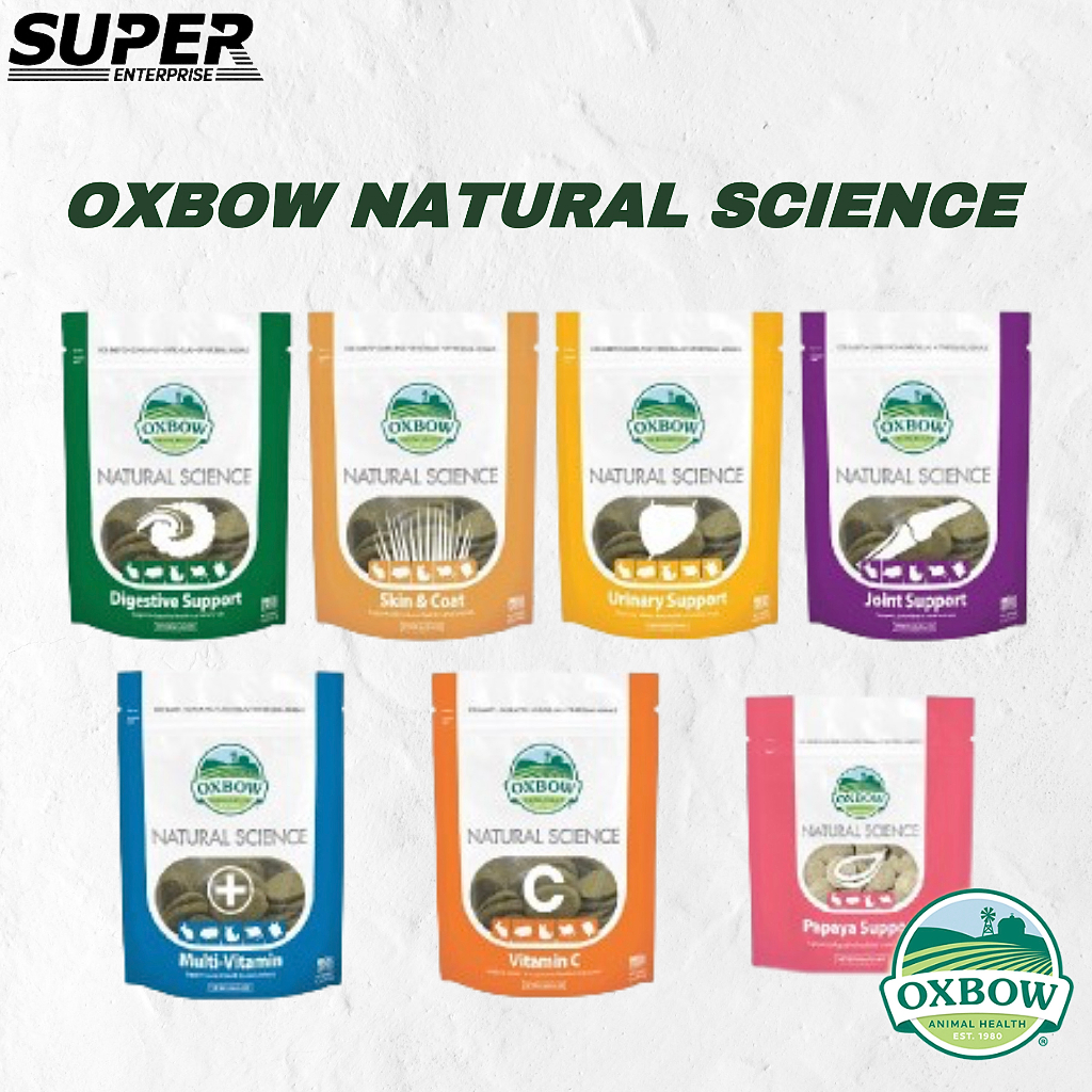 [TERMURAH] OXBOW NATURAL SCIENCE SUPPORT SUPPLEMENT Rabbit Guinea Pig Chinchilla Hamster 兔子 天竺鼠 龙猫 仓鼠 蜥蜴 土拨鼠 保健品