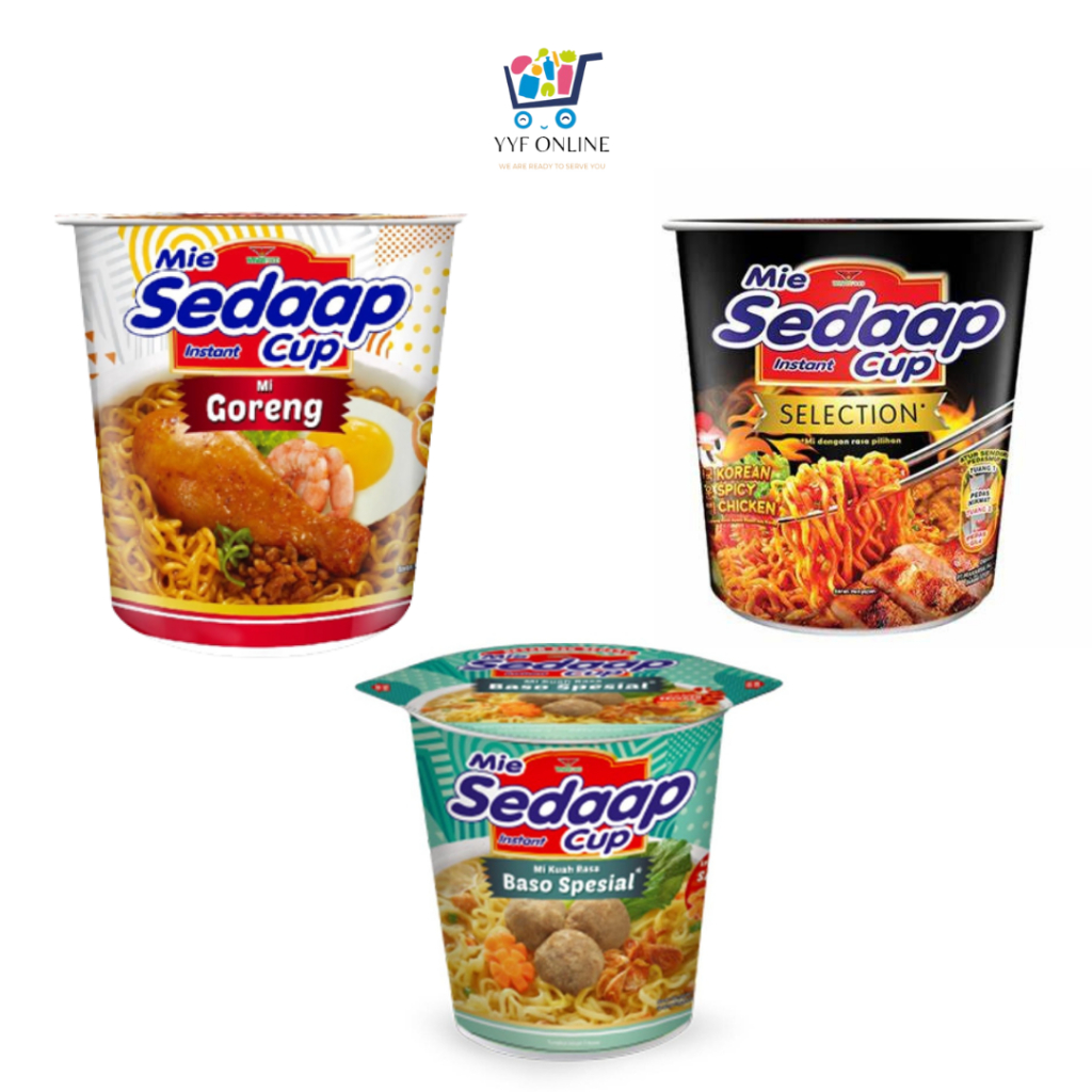 Mee Sedap Cup - Original Goreng / Korea Spicy Chicken / Baso Special (85g)