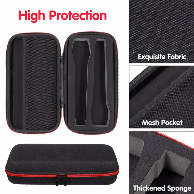 Microphone Storage Bags Portable Hard Multifunctional Charging Wire Earphone Accessories Protection Box EVA Travel Bag