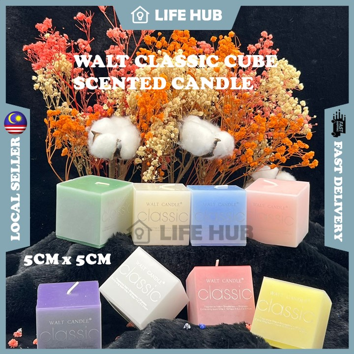 Cube Scented Candles Aromatic Candle Round Birthday Gift Ins Style Candle Lilin Wangi Aromatherapy Candle 香薰蜡烛