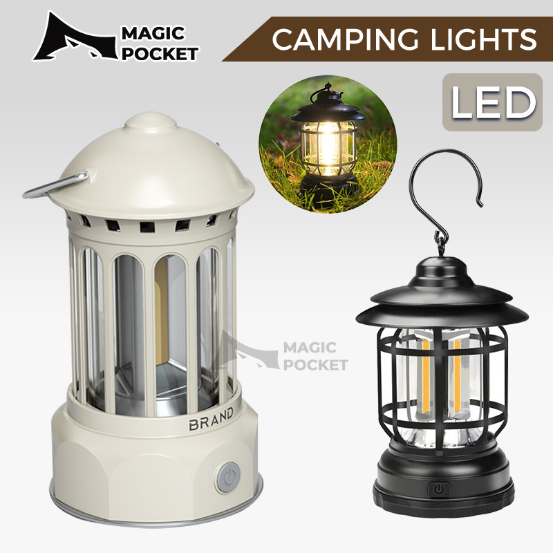 Battery Type LED Light Hiking Light Camping Light Outdoor Vintage lamp Lampu Khemah Room Light Camping Lanterns