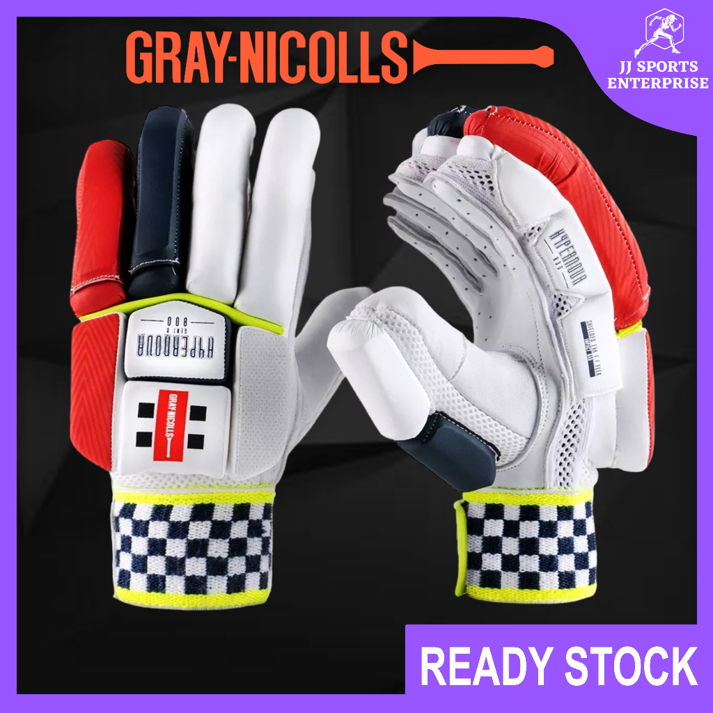 Gray Nicolls Hypernova 800 Batting Gloves Mens Size / Senior Size (RH/LH) Cricket Glove Sarung Tangan Kriket