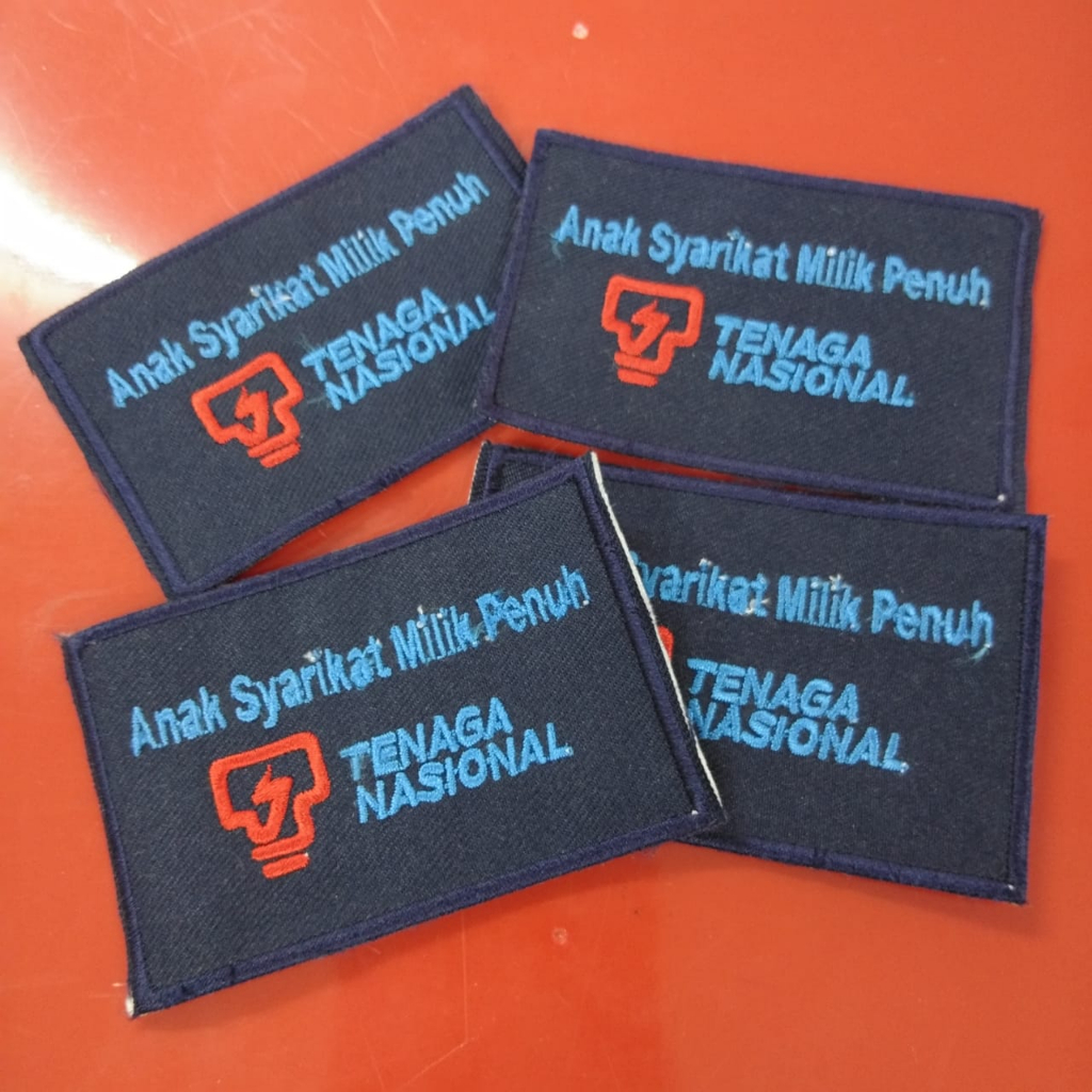 PATCHES EMBROIDERY SULAM ANAK SYARIKAT MILIK PENUH TENAGA NASIONAL[ KEDAI SULAM ]