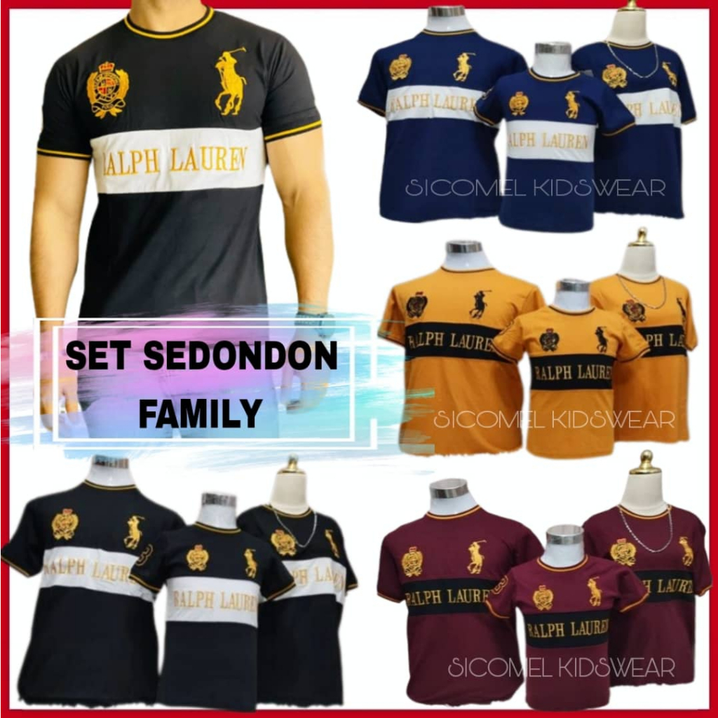 [1Y-Dewasa] Tshirt Sedondon Sekeluarga Anak Ayah Ibu Baju Raya Family Jalan Budak Lelaki Dewasa Girl Boy Kids Fashion