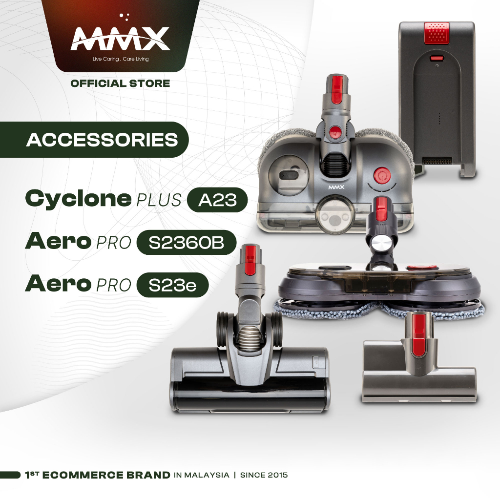 MMX Cyclone Plus A23/Aero Pro S23 Cordless Vacuum Cleaner [Accessories Only]