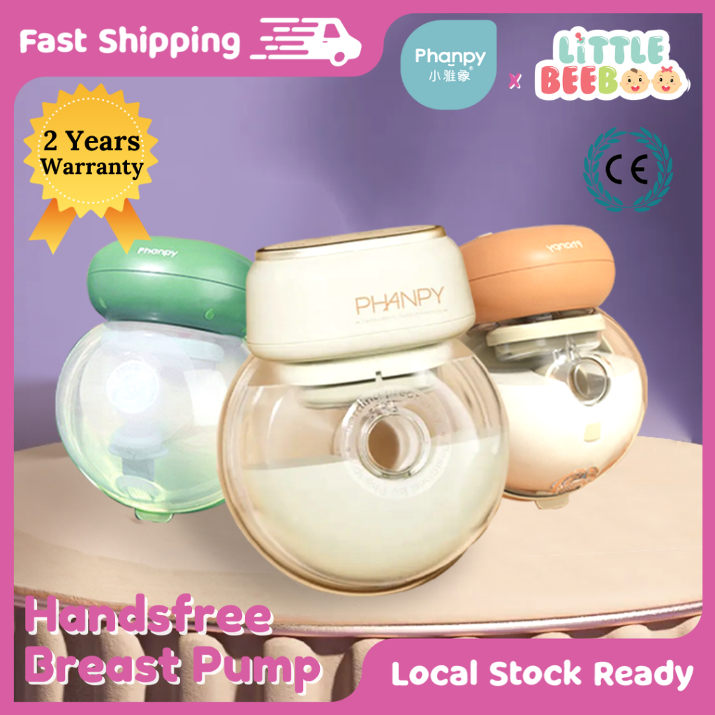 [1 Year Warranty] Phanpy Wearable Handsfree Wireless Breast Pump Portable Electric YiQiao
