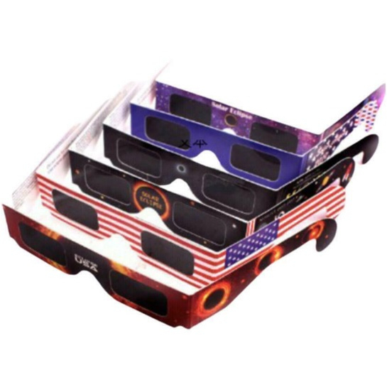 Ready Stock Solar Eclipse Glasses paper frame protect your eyes From Solar Eclipse Gerhana matahari太阳滤光膜 to see 日偏时Solar