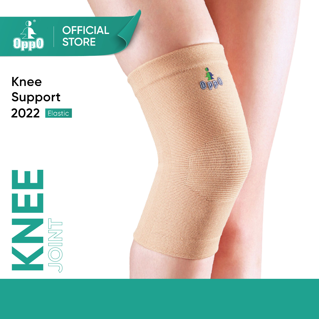 OPPO 4 Way Stretch Elastic Knee Support 2022 Guard Compression Knee Pain Relief Arthritis Pelindung Sakit Lutut Sukan 护膝