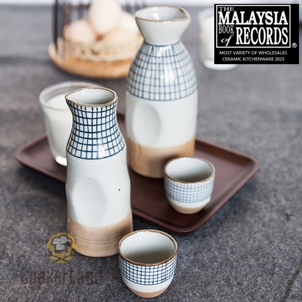 Ready StockJapanese Style Ceramic Sake Set/Sake Cup/Liquor/Household Rice Wine Warmer Set/Soju/Sake Jug/Tea Cup/Gift