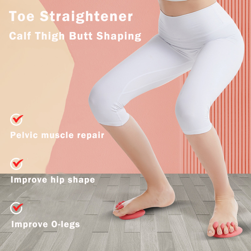 Yoga Fitness Toe Arch Trainer & Valgus Corrector (1 Pair) – Slim Legs & Buttocks, Improve Leg Shape & Posture
