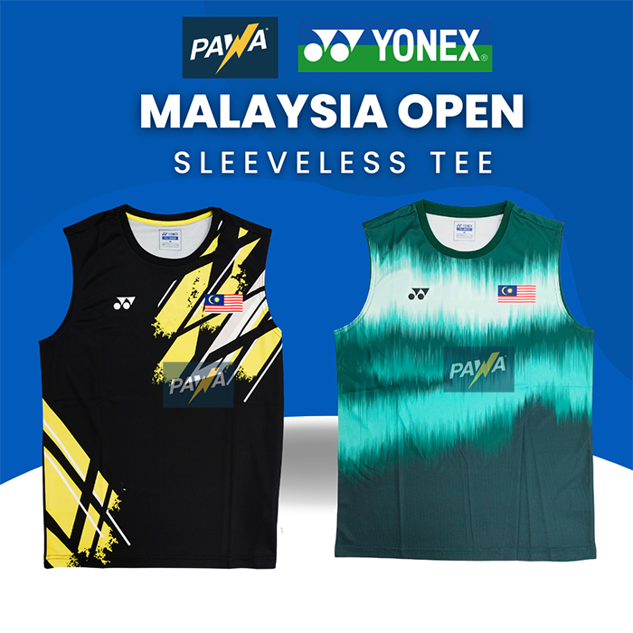 YONEX Malaysia Open Badminton Special Edition Sleeveless Souvenir Tee T Shirt Jersey (Model RM2460 / RM2461)