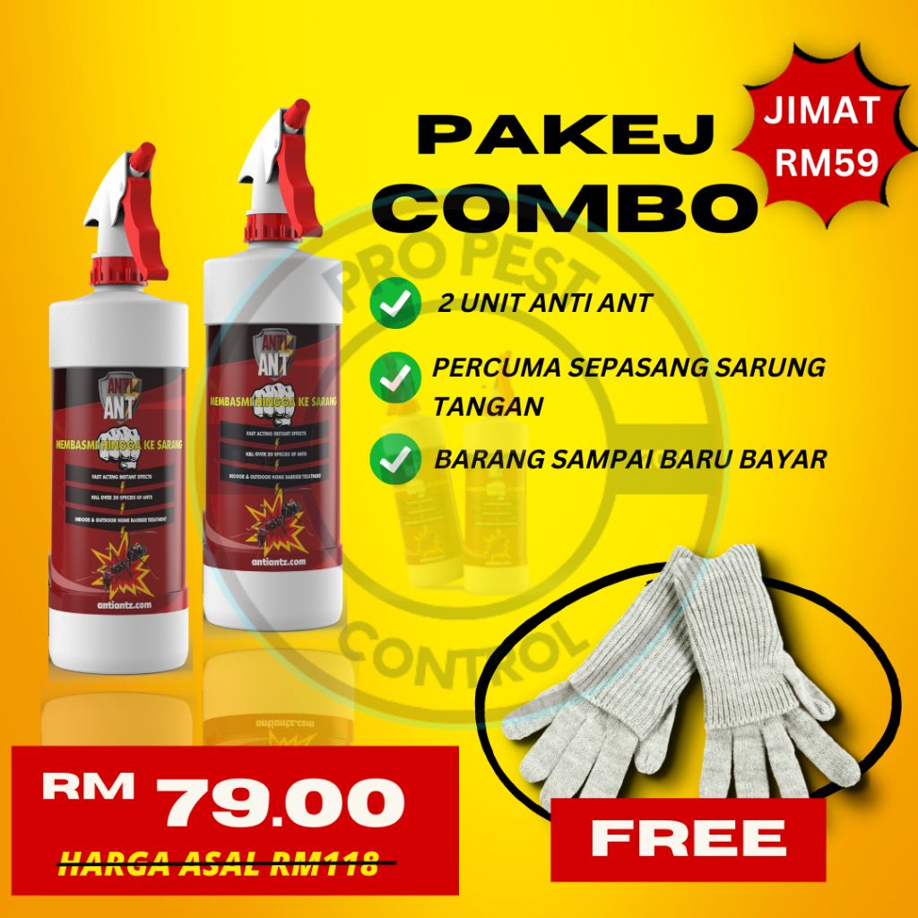 ANTI-ANT OFFICIAL STORE PENYEMBUR RACUN SEMUT MESRA PENGGUNA