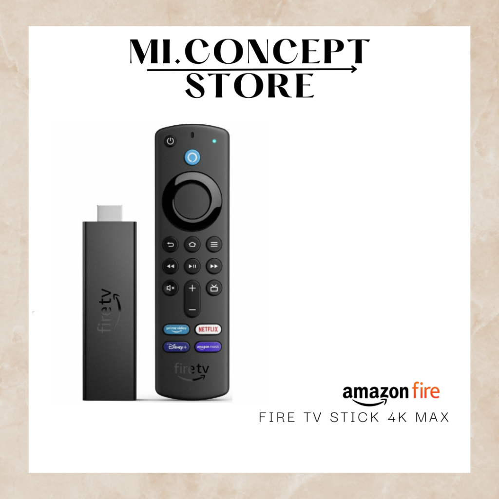 Amazon Fire TV Stick 4K Max | streaming device, Wi-Fi 6, Alexa Voice Remote (includes TV controls)