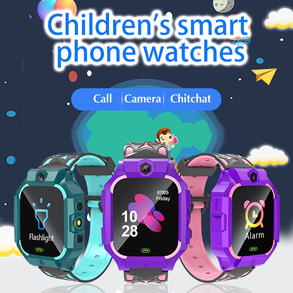 Waterproof Kids Smartwatch Q19 Anti-Lost with Camera Location SOS Kid Smart Watch Touch Screen Jam Pintar Kanak-kanak