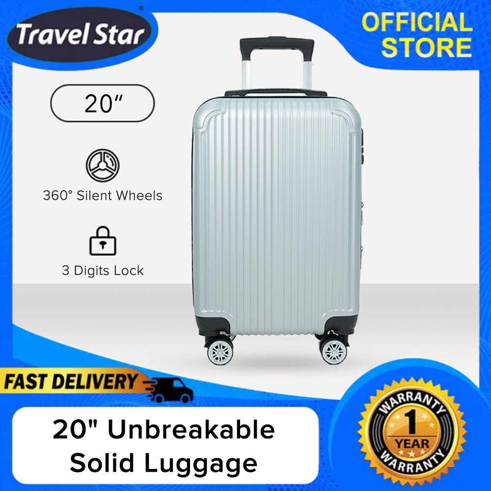 Travel Star TNL004 20 inch Hard Case Luggage Bagasi