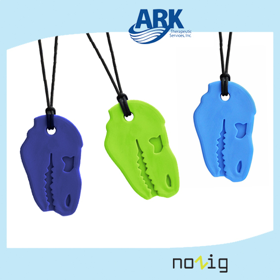 ARK's Dino Chew Necklace And Pendants ADHD Speech Delay Oral Therapy Autism