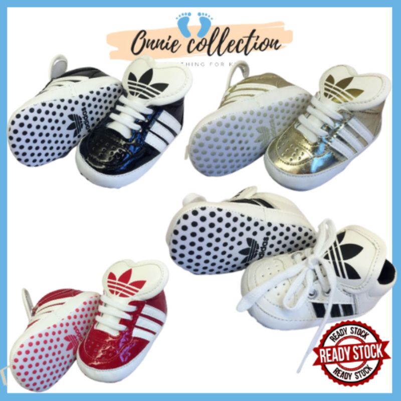 [Ready Stock ] Infant footwear/ Adi urban prewalker shoes / baby boy girl fashion shoes