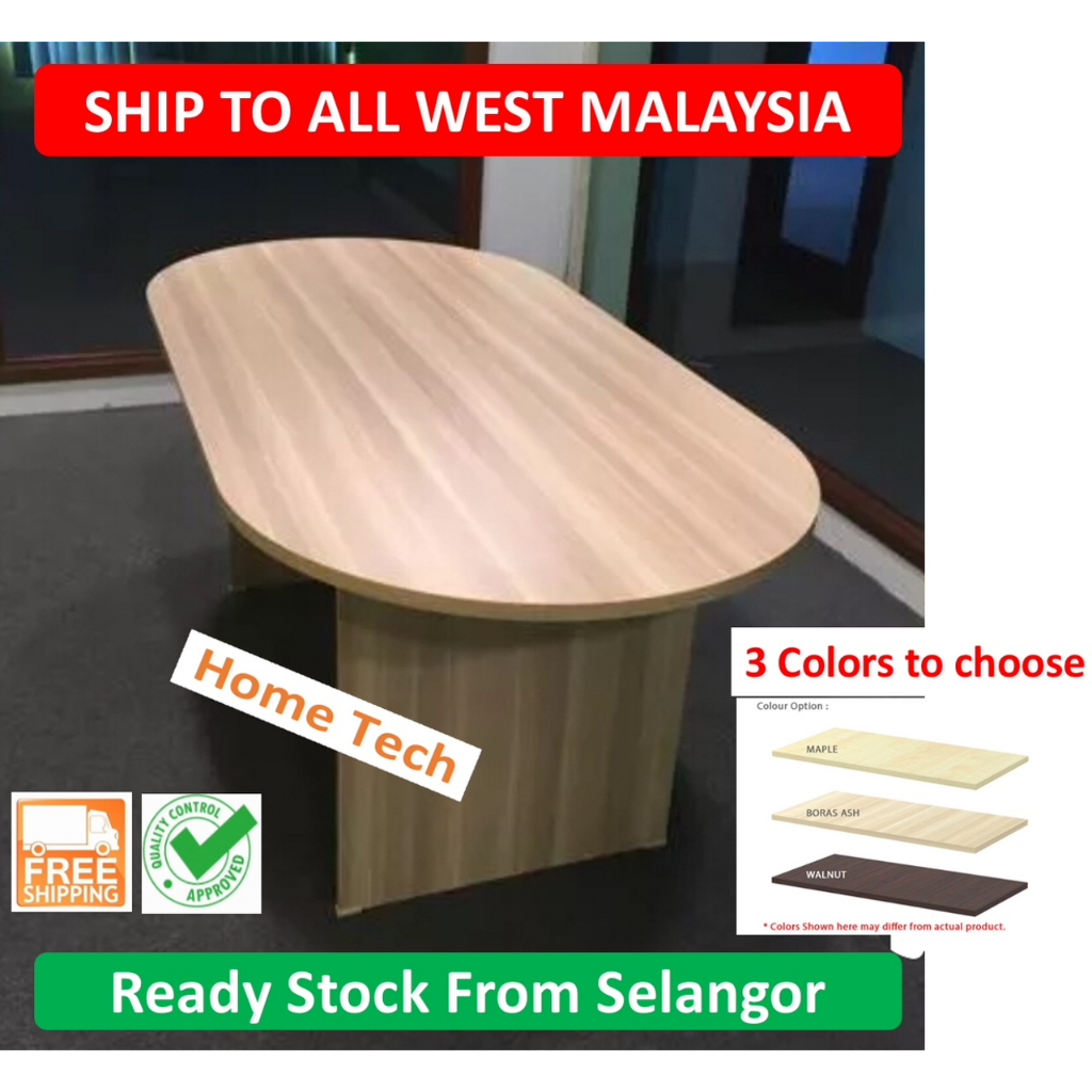 ⭐️⭐️DELIVER TO WHOLE WEST MALAYSIA ⭐️⭐️EX SERIES OFFICE FURNITURE OVAL CONFERENCE TABLE MEETING HOME