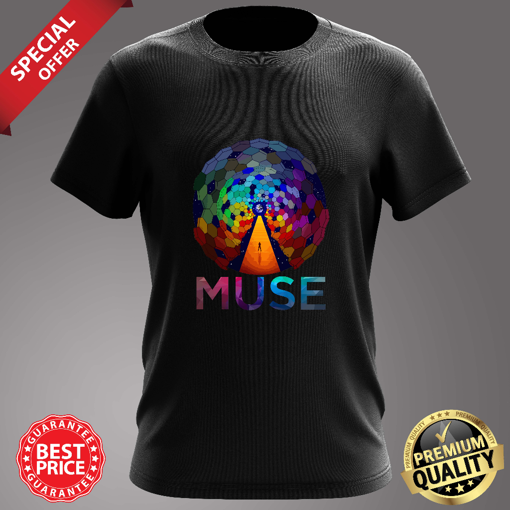 BAJU BAND MUSE THE RESISTANCE CUSTOMADE ROUND NECK T-SHIRT