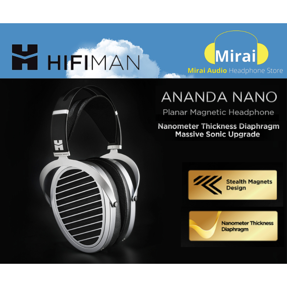 Hifiman Ananda Nano Open Back stealth magnets design nanometer thickness diaphragm