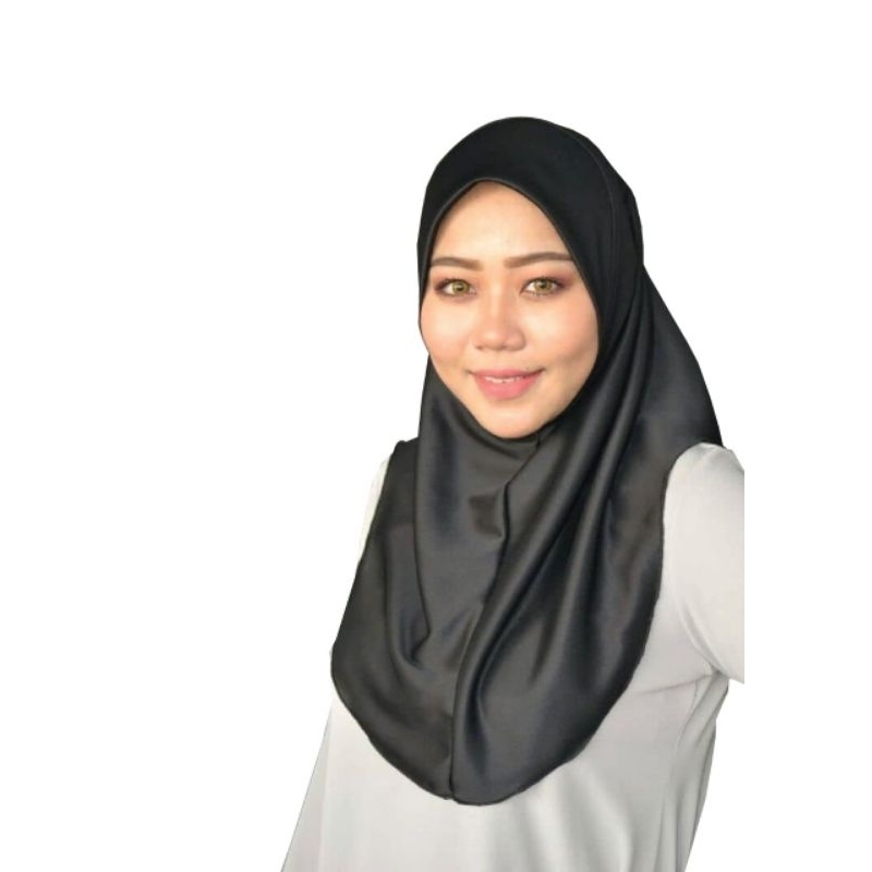 TUDUNG SARUNG RUBY (JERSEY BLACK)