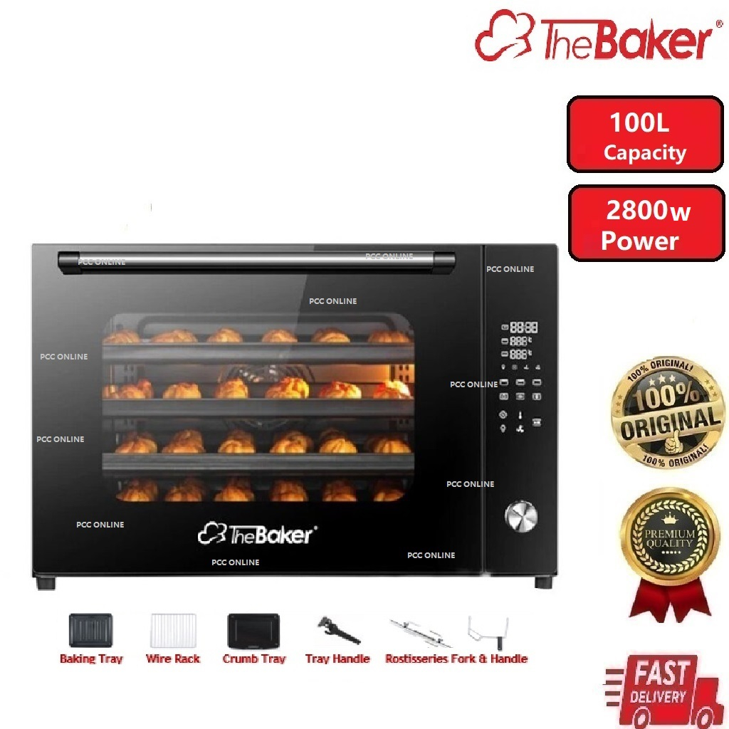 The Baker ESM-100DG Electric Oven Digital 100L (2800w)