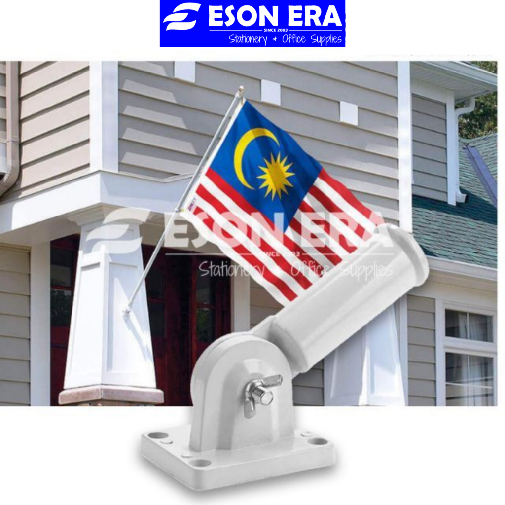 Malaysia Flag Adjustable Flag Pole (Aluminum) Flag Bracket Bendera Malaysia