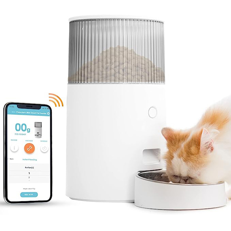 PET MARVEL Automatic Cat Feeder 2.5L Pet Food Dispenser with Food Shortage Sensor for Cats and Dogs Smart APP Control