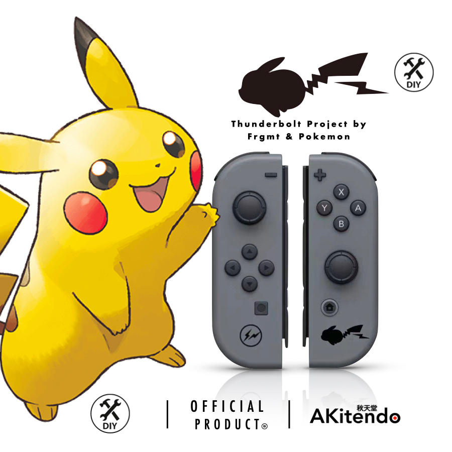 Nintendo Switch DIY Joycon Shell /Tablet Pikachu ThunderBolt Project High Quality Modified Housing