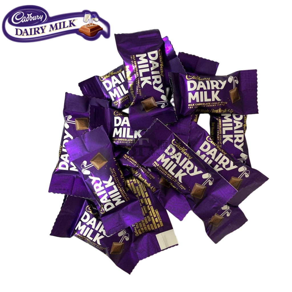 [Exp :2026.01.11] 1pc Cadbury Dairy Milk Neap Chocolate Halal CHOCOLATE Mini Bites Bar 4.5g Coklat 吉百利 小块 一口 巧克力 清真