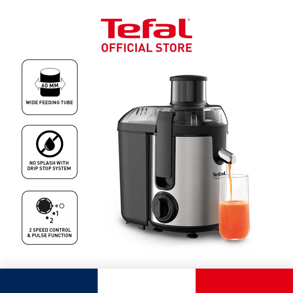 Tefal Frutelia Metal Juicer (ZE420) (Juicer/ Juice Blender)