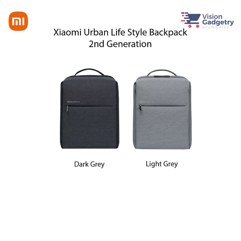 Xiaomi Mijia Mi City Urban Life Style Bag Backpack 2 2nd Gen Laptop Bag DSBB03RM