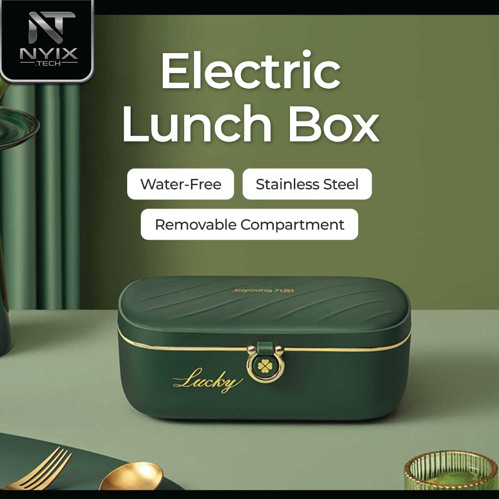 Electric Lunch Box Stainless Steel Portable Heating Food Warmer Charging Bento Makanan Panas Office Worker Lunchbox