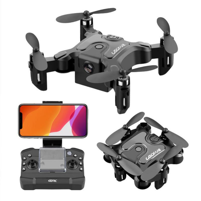 【spots goods】4K mini folding UAV WIFI Radio-controlled aircraft aerial photography fixed height Quadcopter helicopter