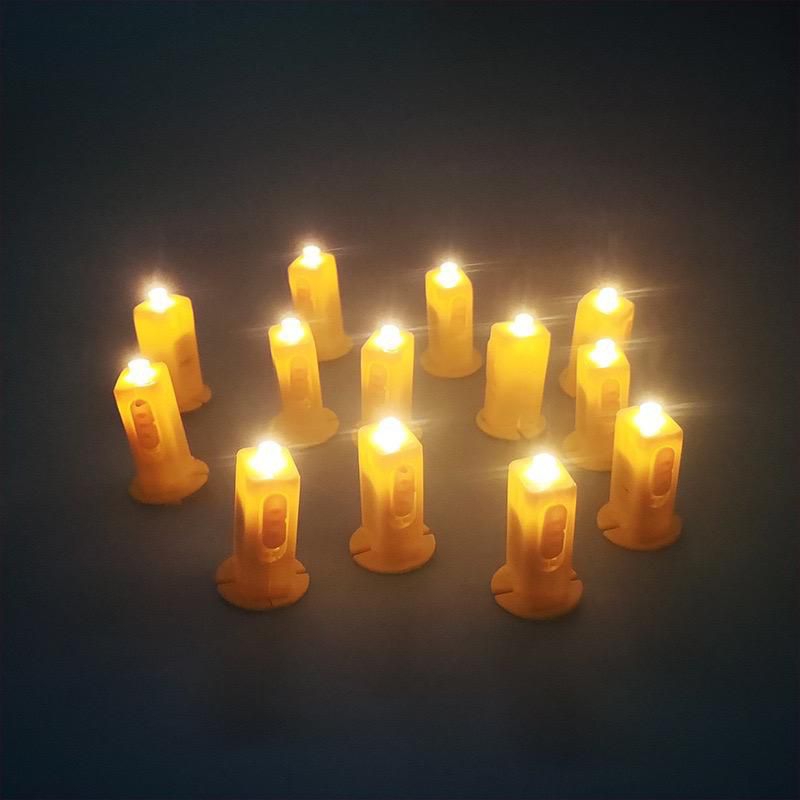 Lantern LED light Yellow / Multicolours Colours 灯笼灯芯 Mid-Autumn Festive Electric Candle Light