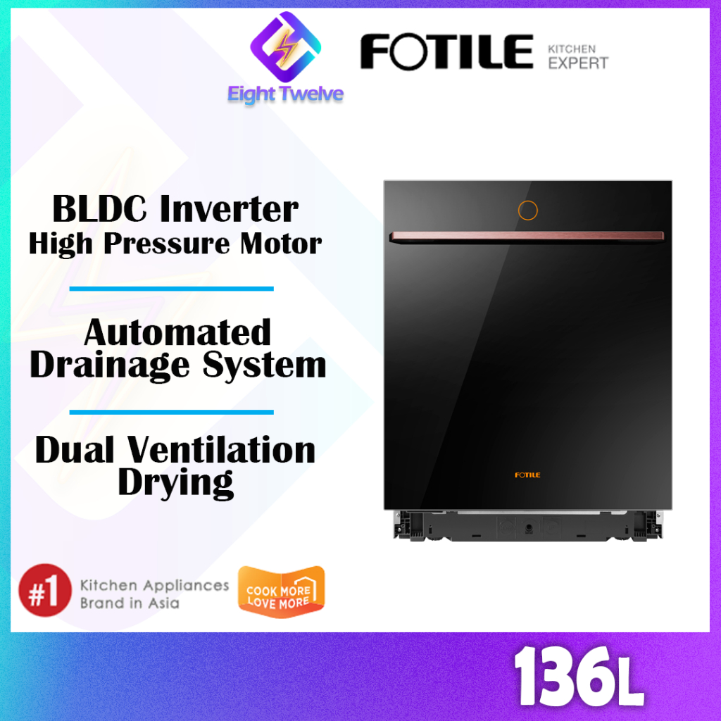 FOTILE Brand New ZERO Built-in Dishwasher with BLDC Inverter Motor | BD2BV01