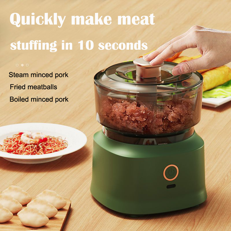 Multifunctional Cordless Meat Blender Food Processor Electric Garlic Chopper Baby Food Processor Kitchen Mixer多功能料理机 搅拌机