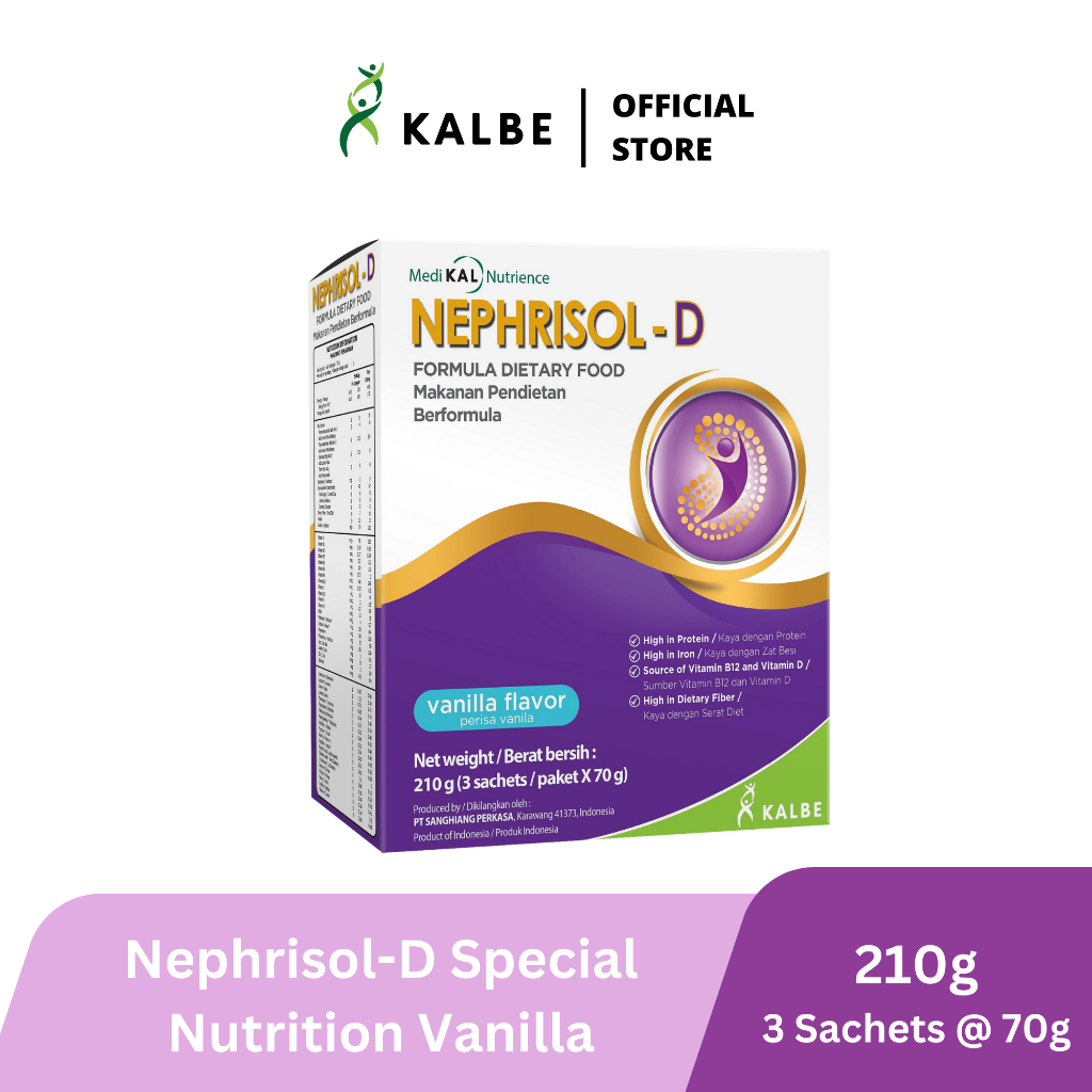 Nephrisol-D Formula Dietary Food (Oral Nutrition Supplement for Dialysis Stage)