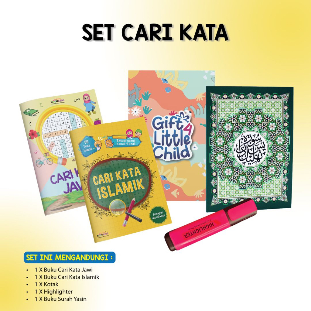 GIFT FOR LITTLE CHILD - SET BUKU CARI KATA