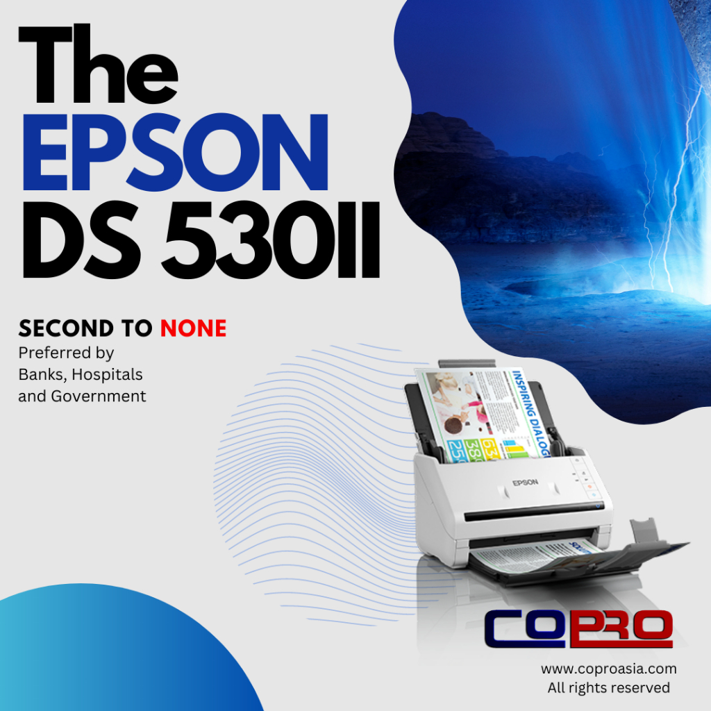 Epson WorkForce DS-530II A4 Duplex Sheet-fed Banking Legal Document Scanner