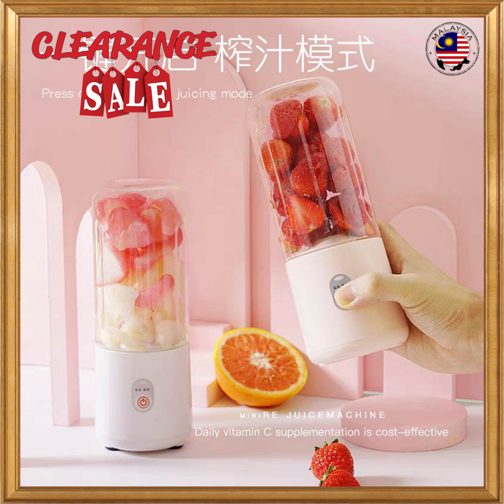 【Clearance Sale】🍎Fruit Blender USB Blender🍊 Portable Blender Mini Juice Blender 🍓 Fruit Juicer Blender🍒 榨汁机果汁杯汁机榨汁杯