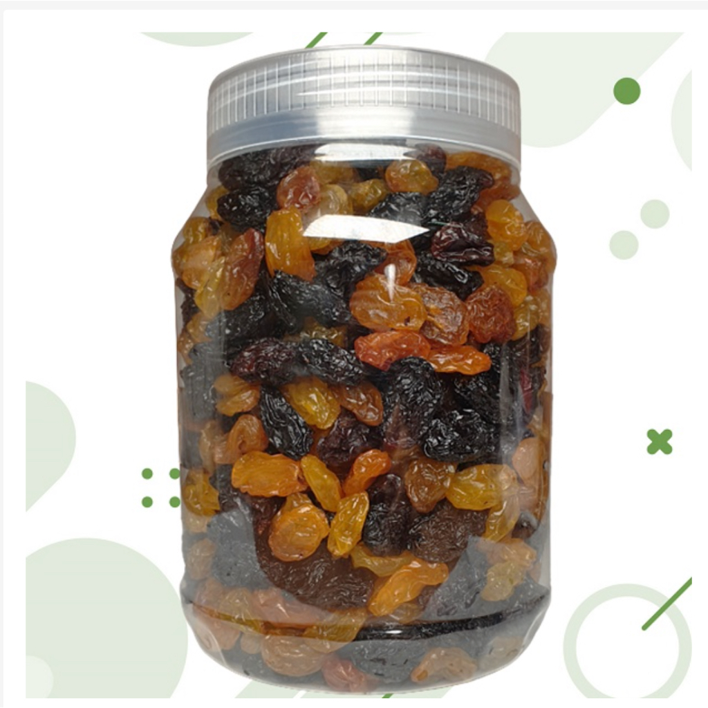Mix kismis Jumbo hitam Black & Emas Golden Raisin 1Kg / 500G