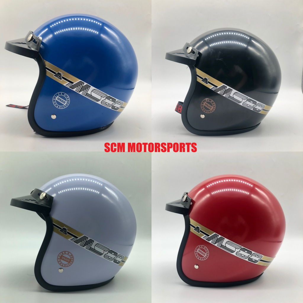 100% ORIGINAL MS88 HELMET TALI TULISAN MERAH