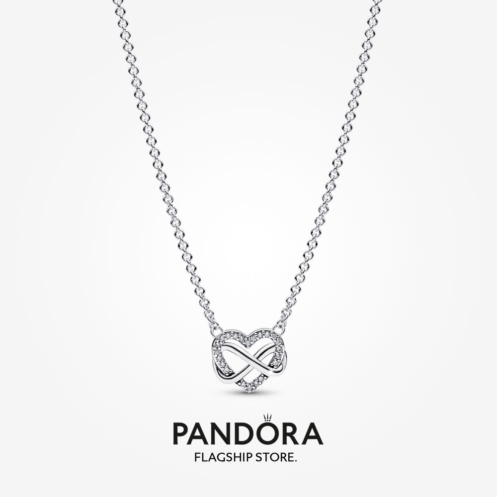 Pandora Sparkling Infinity Heart Collier Necklace