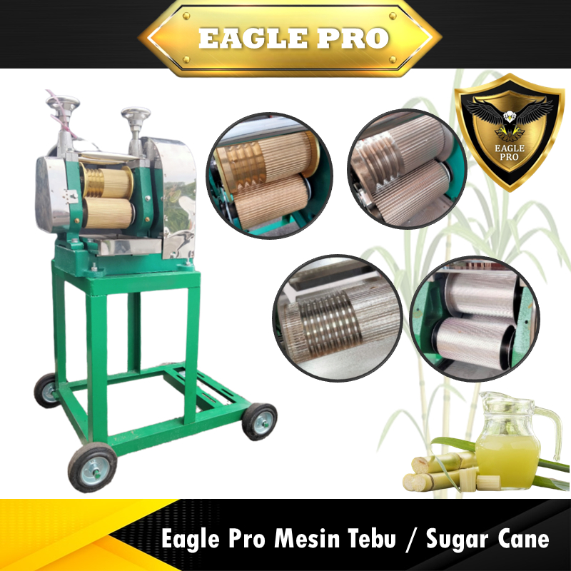 Eagle Pro Stainless Steel Sugar Cane Machine/Mesin Tebu(Made In MALAYSIA)