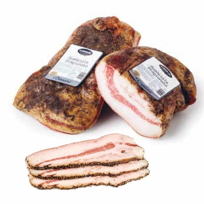 【PENANG AREA ONLY❗】Simonini - Guanciale Con Pepe (Smoked Pork Jowl With Pepper)【250g】