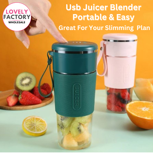 Multifunctional Portable Usb Juicer Blender Fruit Processor Slimming Cup