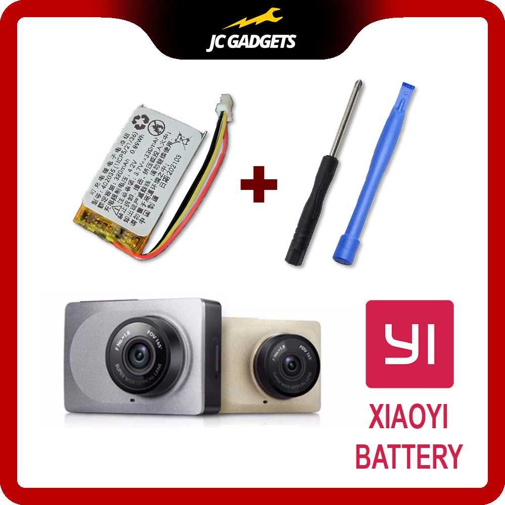 XIAOYI Yi Car Dashcam Dashboard Camera Video Record Battery Replacement Bateri Cam 小蚁智能行车记录仪电池