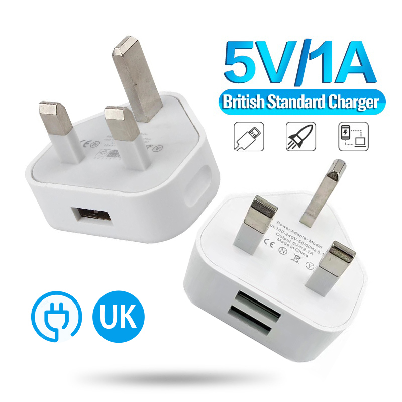 USB Port Fast Charging Travel Phone Charger Adapter Wall Plug 5A Kepala for iP Samsung Huawei Tablet UK Plug 充电头 充电器