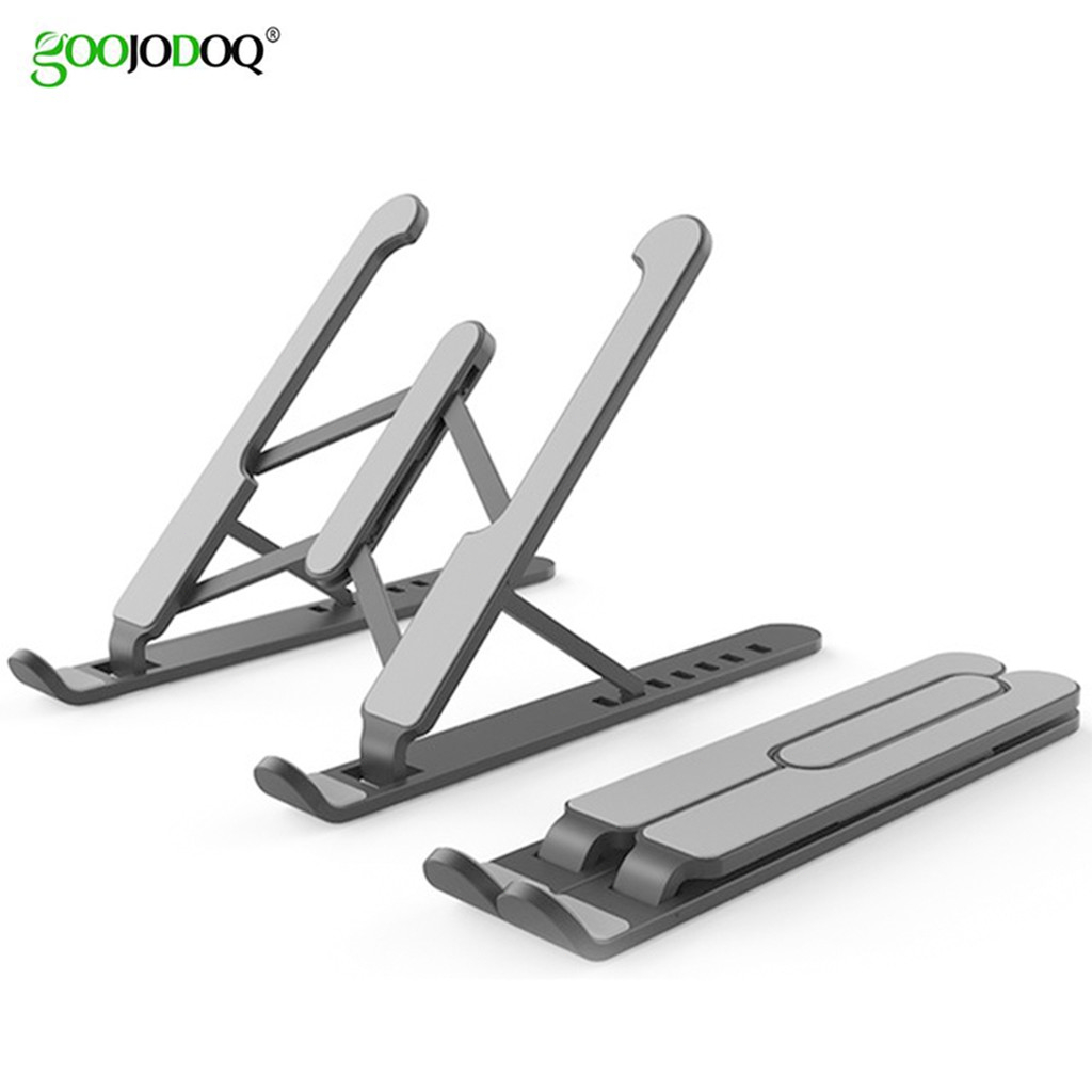 GOOJODOQ 7 Angles Anti-Slip Adjustable Foldable Laptop Stand